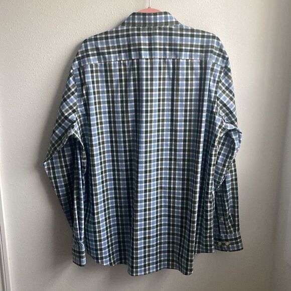 KO Egara Men’s Checkered Button Down Shirt SZ XL - Picture 2 of 6